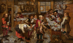 Pieter Bruegel de Jonge - De Boerenadvocaat